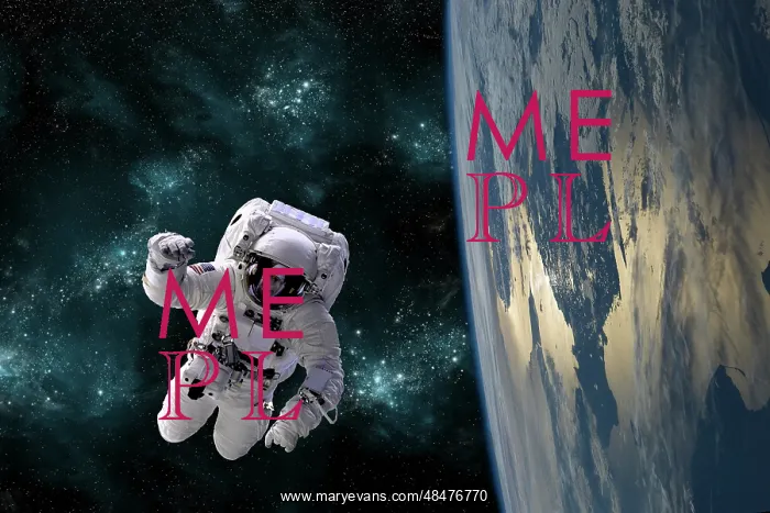  : An astronaut floating above Earth