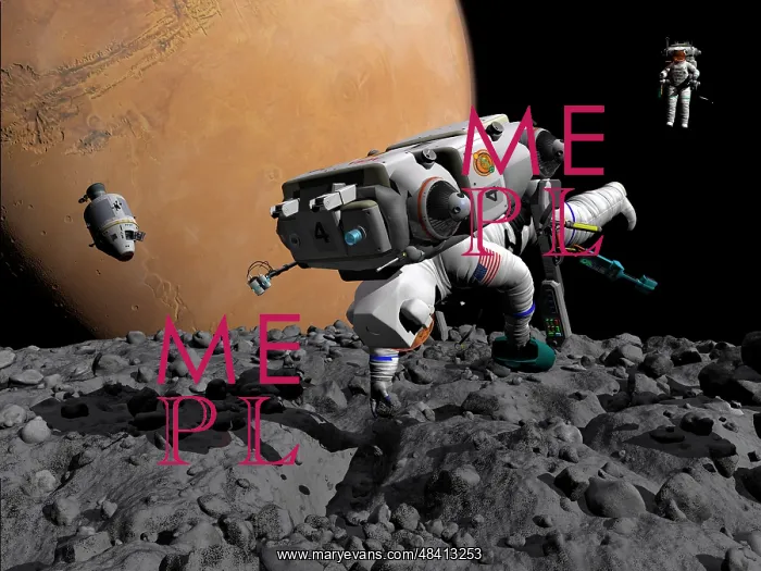 : An astronaut makes first human contact with Mars moon ? : An astronaut makes first human contact with Mars moon ?