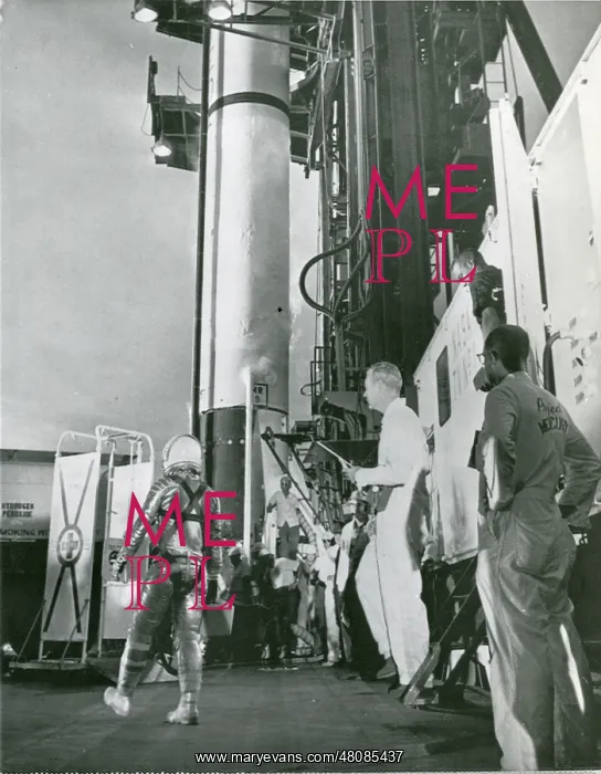 : Astronaut Virgil ?Gus? Grissom approaches his Redstone ? : Astronaut Virgil ?Gus? Grissom approaches his Redstone ?