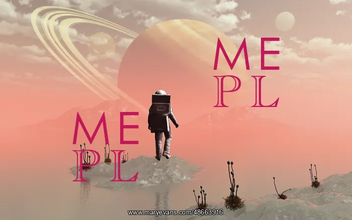 : An astronaut walking on the surface of Titan : An astronaut walking on the surface of Titan