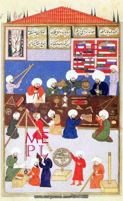 : The astronomer Takiuddin at his observatory at : The astronomer Takiuddin at his observatory at