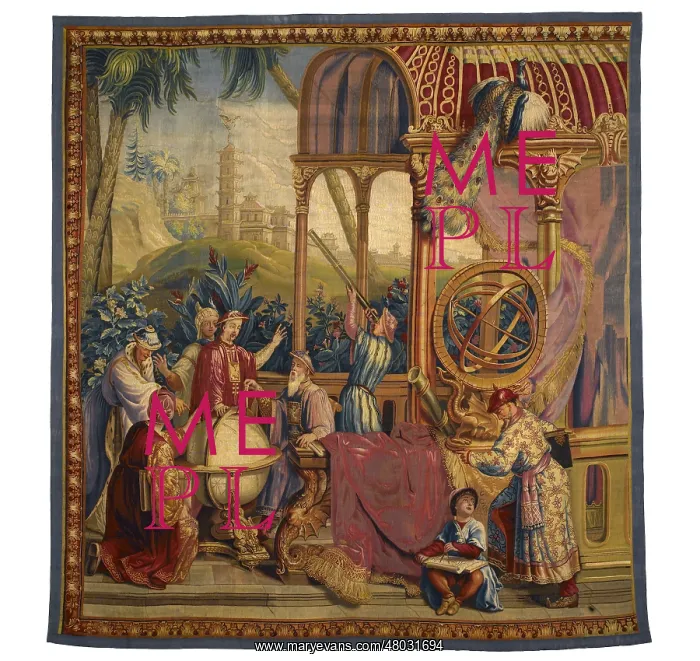 : The Astronomers, tapestry : The Astronomers, tapestry
