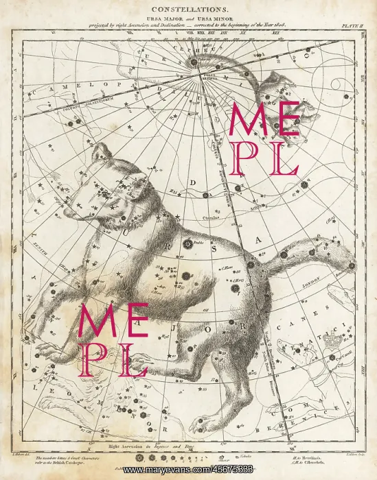 : Astronomical chart of the constellations of : Astronomical chart of the constellations of
