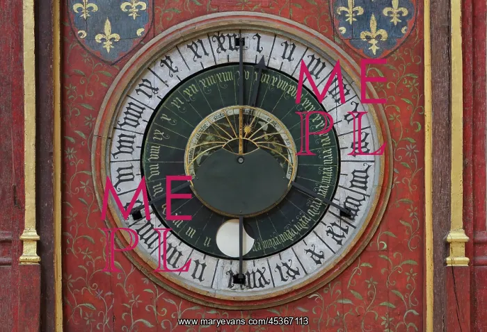 : Astronomical clock, Bourges Cathedral, Bourges : Astronomical clock, Bourges Cathedral, Bourges