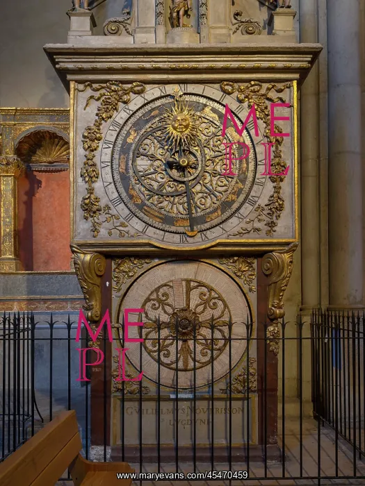 : Astronomical Clock, Cathedrale Saint-Jean, Lyon, France : Astronomical Clock, Cathedrale Saint-Jean, Lyon, France