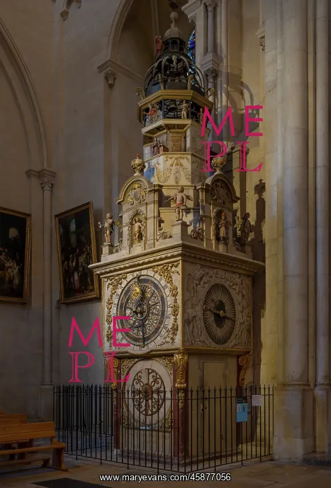 : Astronomical Clock, Cathedrale Saint-Jean, Lyon, France : Astronomical Clock, Cathedrale Saint-Jean, Lyon, France