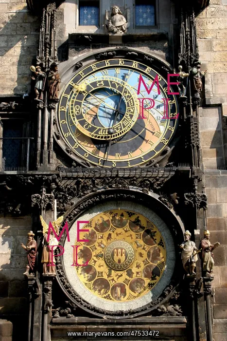 : The Astronomical Clock in Prague, Czech Republic : The Astronomical Clock in Prague, Czech Republic