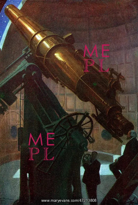 : Astronomical telescope at the Paris Observatory, 1926 : Astronomical telescope at the Paris Observatory, 1926