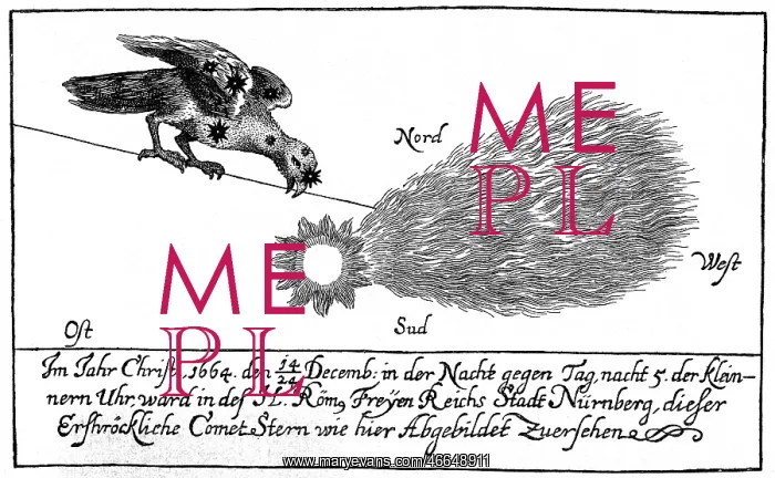 : astronomy, comets, appearance over Nuremberg : astronomy, comets, appearance over Nuremberg