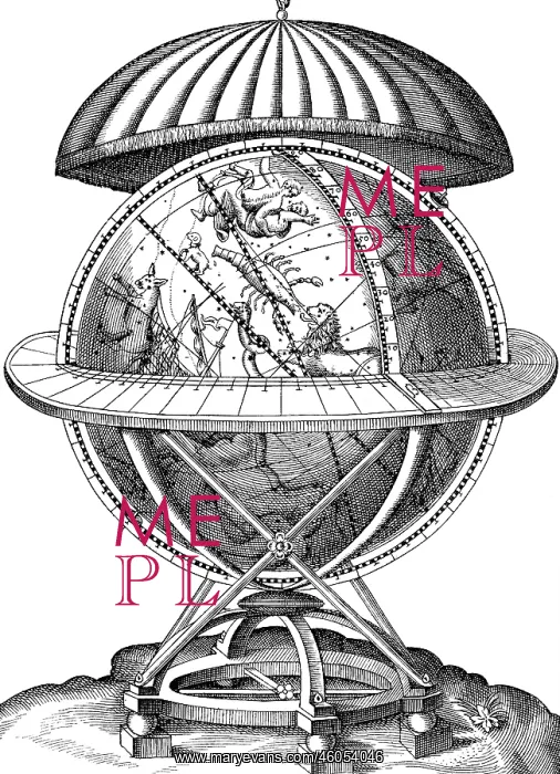 : astronomy, instruments, celestial globe, illustration : astronomy, instruments, celestial globe, illustration