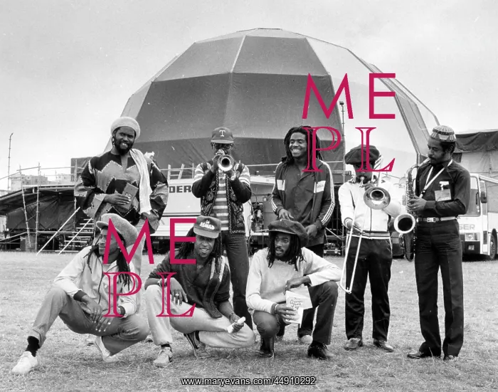 : Aswad reggae band at Penwith, Cornwall : Aswad reggae band at Penwith, Cornwall