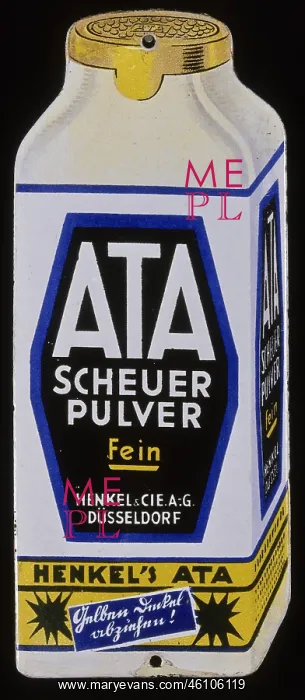 : ATA scrubbing powder fine, advertising, 1930 : ATA scrubbing powder fine, advertising, 1930