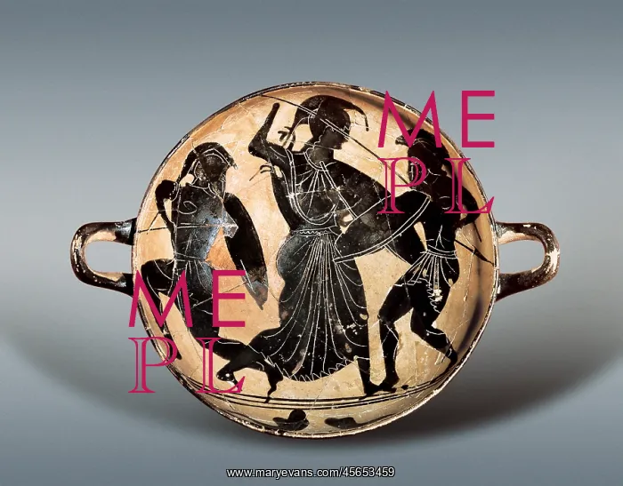 : Athena fighting between Hector and Achilles : Athena fighting between Hector and Achilles