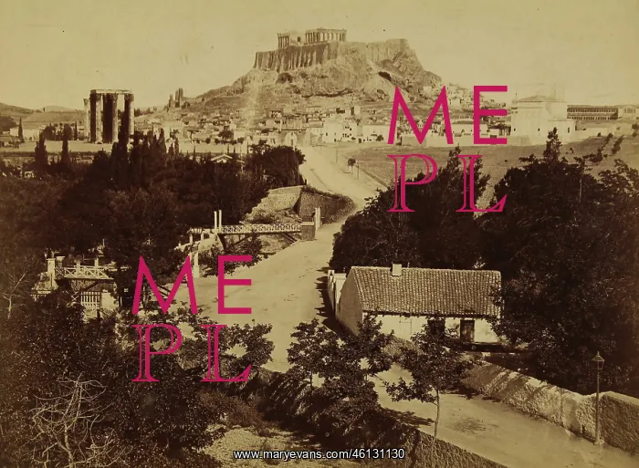 : Athens Greece - View of the Jupiter temple : Athens Greece - View of the Jupiter temple