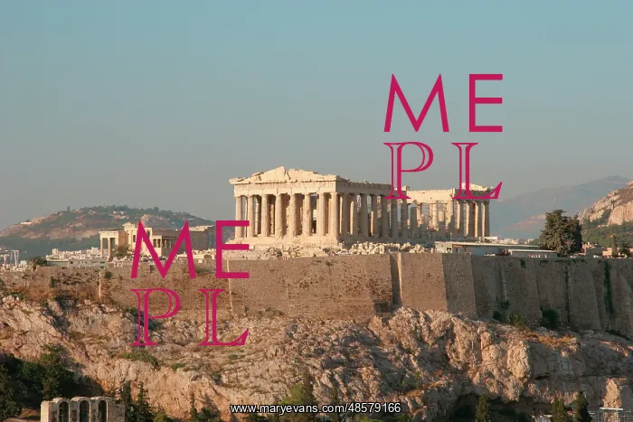: Athens. Panoramic view of the Acropolis. Parthenon : Athens. Panoramic view of the Acropolis. Parthenon