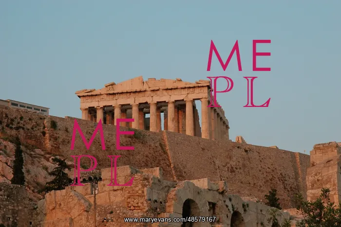 : Athens. View of the Acropolis. Parthenon. Sunset : Athens. View of the Acropolis. Parthenon. Sunset