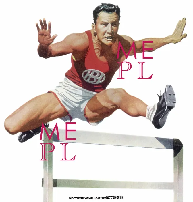  : Athlete Clears Hurdle