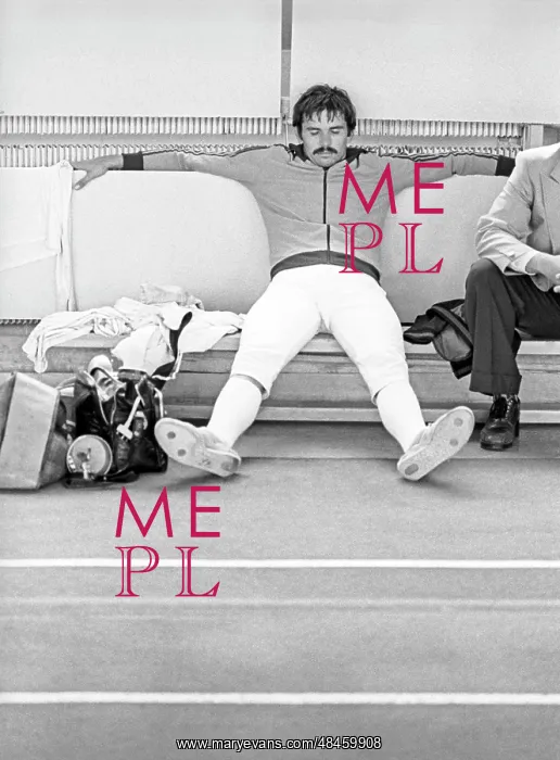 : Athlete relaxing, 1978 : Athlete relaxing, 1978
