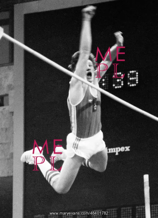 : Athlete Sergey Bubka, 1986 : Athlete Sergey Bubka, 1986