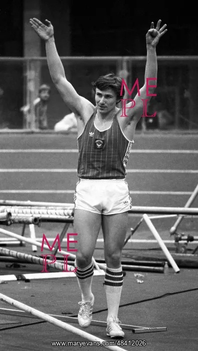 : Athlete Sergey Bubka, 1986 : Athlete Sergey Bubka, 1986