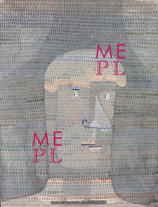 : ATHLETE'S HEAD, by Paul Klee : ATHLETE'S HEAD, by Paul Klee