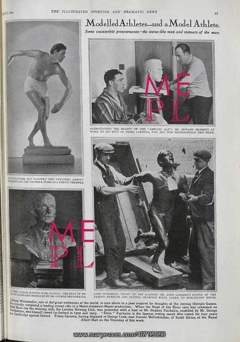 : Athletes and Sculptures : Athletes and Sculptures