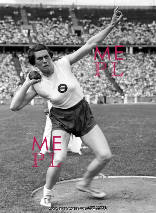 : Athletics: Marianne Werner 1952 : Athletics: Marianne Werner 1952