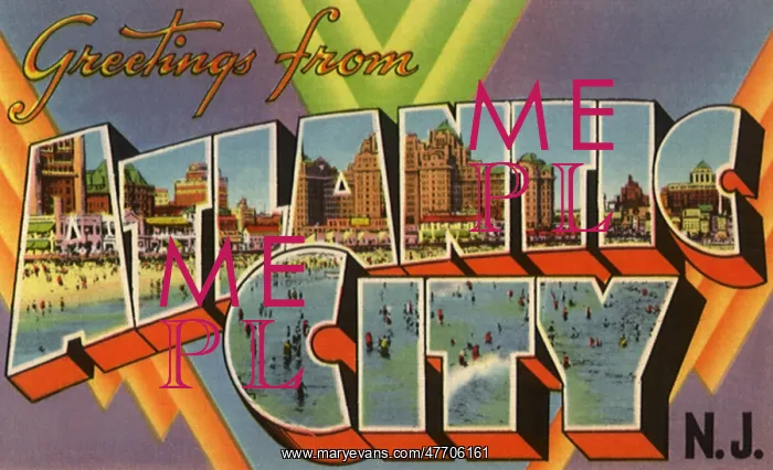 : Atlantic City Postcard