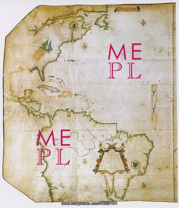  : Atlantic Ocean, Map from 1601