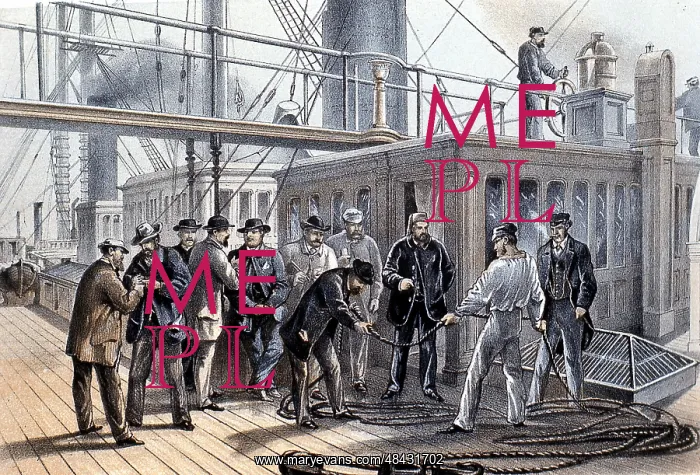 : The Atlantic Telegraph: On deck of SS Great Eastern : The Atlantic Telegraph: On deck of SS Great Eastern
