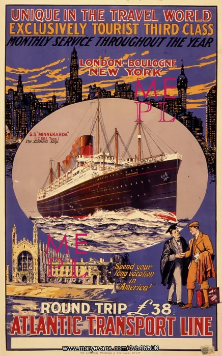 : Atlantic Transport Line poster : Atlantic Transport Line poster