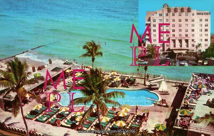 : The Atlantis Hotel - Pool - Cabana Club, Miami Beach, USA : The Atlantis Hotel - Pool - Cabana Club, Miami Beach, USA
