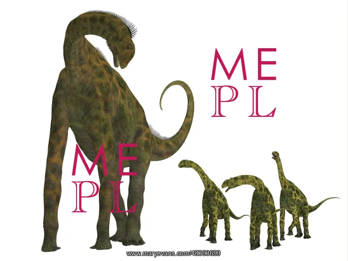 : Atlasaurus with offspring : Atlasaurus with offspring
