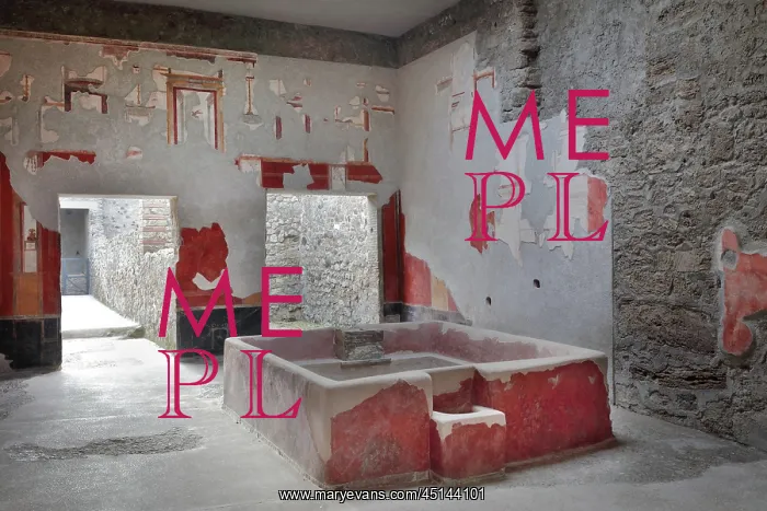 : Atrium, Fullonica of Stephanus, Pompeii, Italy : Atrium, Fullonica of Stephanus, Pompeii, Italy