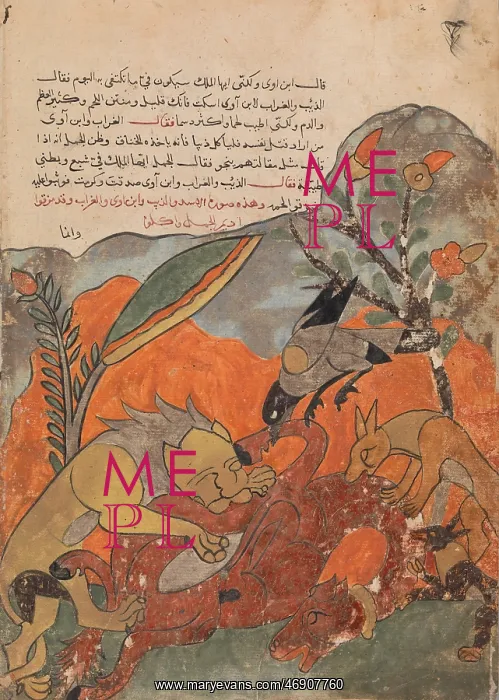: The Attack on the Camel by the Lion, Crow, Wolf : The Attack on the Camel by the Lion, Crow, Wolf