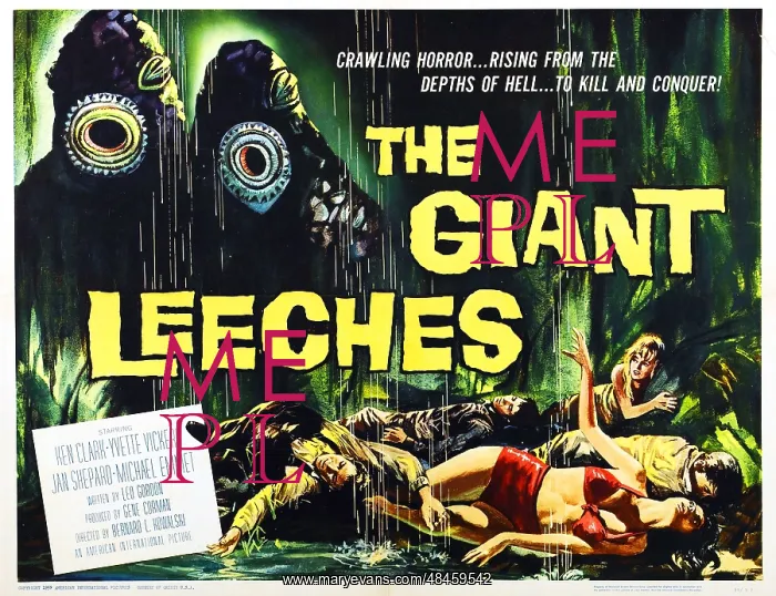 : Attack of The Giant Leeches, 1959, starring Ken Clark : Attack of The Giant Leeches, 1959, starring Ken Clark