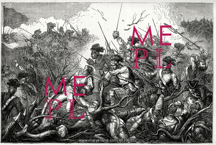  : Attack by Highlanders on the Ticonderoga Fort, 1758