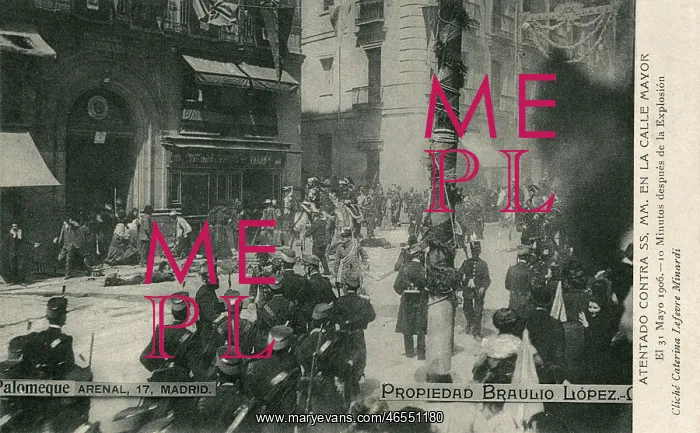 : Attempt to assassinate King Alfonso XIII of Spain : Attempt to assassinate King Alfonso XIII of Spain