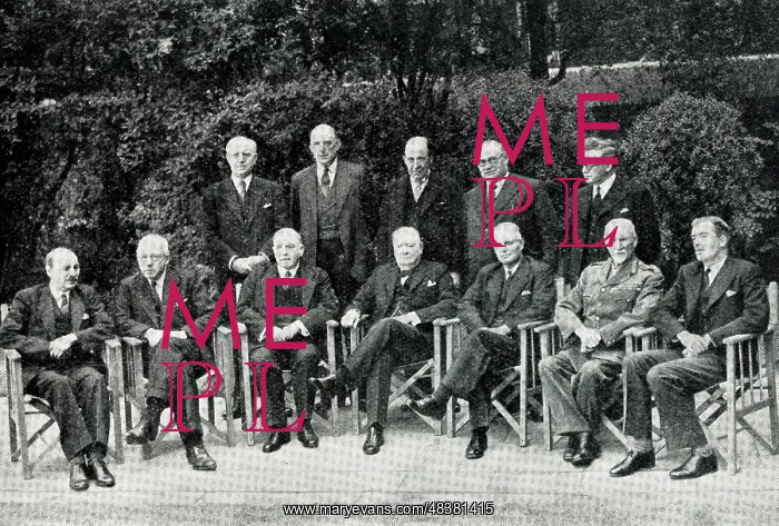 : Attendees at Imperial Conference, London, WW2 : Attendees at Imperial Conference, London, WW2