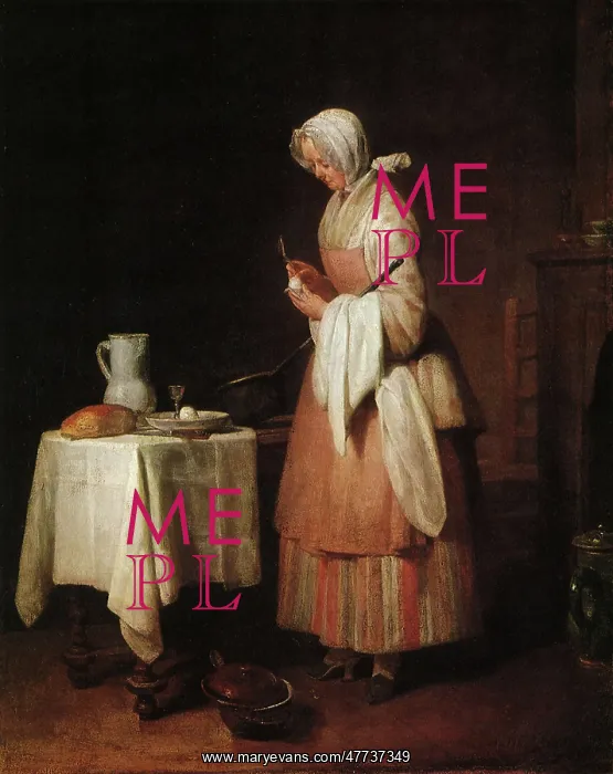 : The Attentive Nurse, by Chardin : The Attentive Nurse, by Chardin