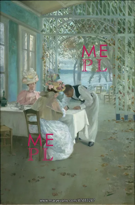 : Au Restaurant ' two women : Au Restaurant ' two women