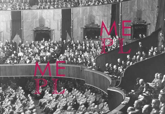 : Audience during the Reichstag session on 21 May 1935 : Audience during the Reichstag session on 21 May 1935