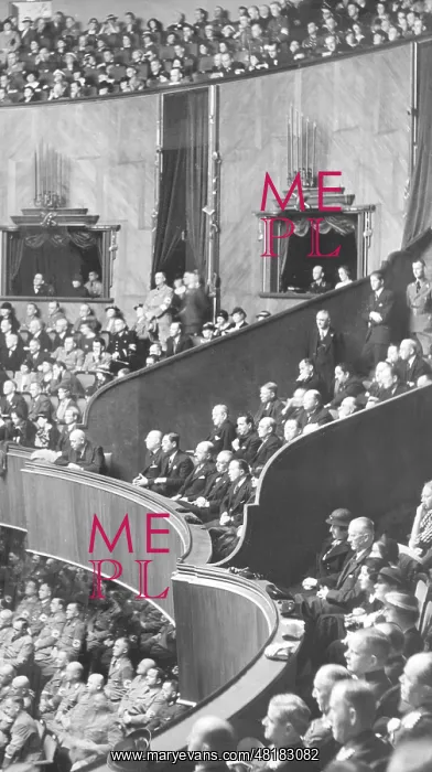 : Audience during the Reichstag session on 21 May 1935 : Audience during the Reichstag session on 21 May 1935