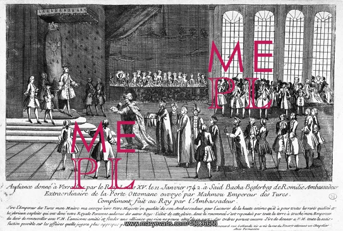 : Audience in Versailles by King Louis XV : Audience in Versailles by King Louis XV