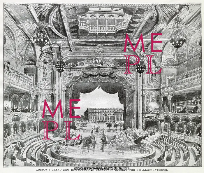 : Auditorium of the new London Hippodrome : Auditorium of the new London Hippodrome