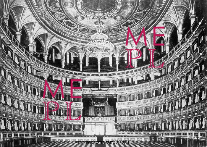 : Auditorium of the Viennese Hofoper (State opera house) : Auditorium of the Viennese Hofoper (State opera house)