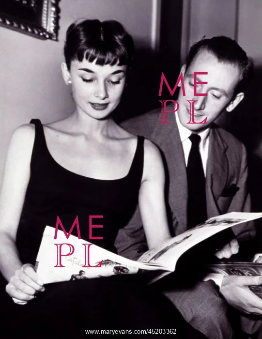 : Audrey Hepburn and fiancee James Hanson, ? : Audrey Hepburn and fiancee James Hanson, ?