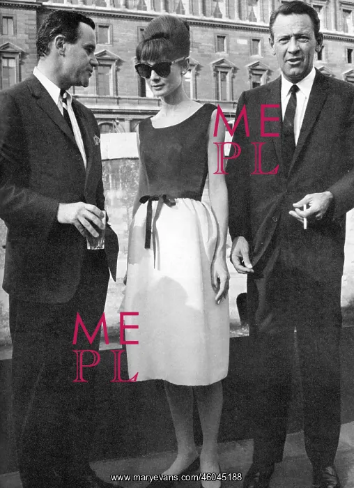 : Audrey Hepburn with Jack Lemmon and William Holden : Audrey Hepburn with Jack Lemmon and William Holden