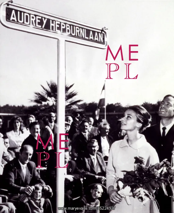 : Audrey Hepburn, Mel Ferrer at her birthplace, ? : Audrey Hepburn, Mel Ferrer at her birthplace, ?