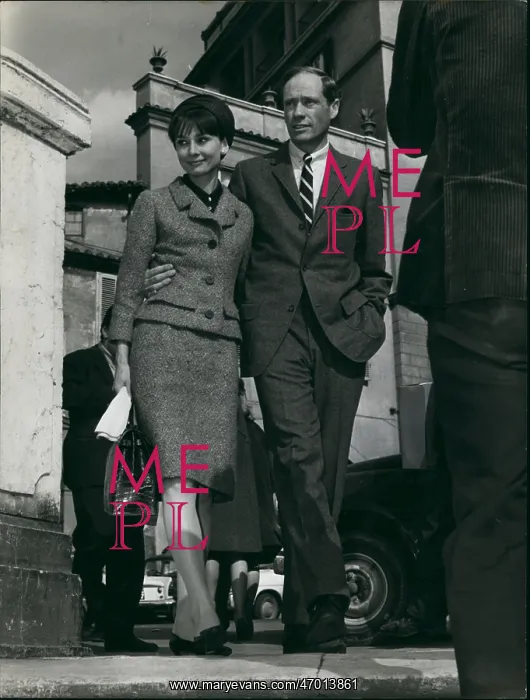 : Audrey Hepburn and Mel Ferrer in Rome : Audrey Hepburn and Mel Ferrer in Rome